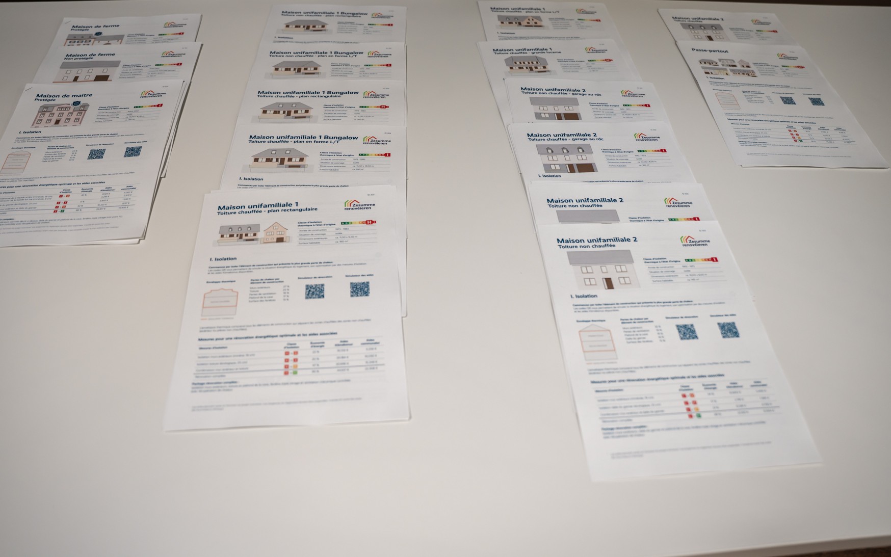 Exemple de fiches bâtiment
